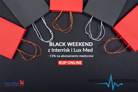 Tylko w Black Weekend -15% na abonament medyczny w sieci Lux Med